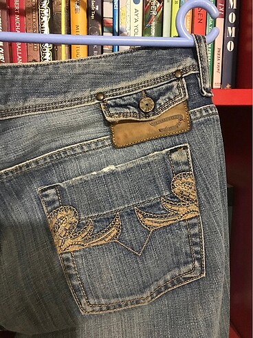 28 Beden Y2k Vintage Düşük Bel Jean