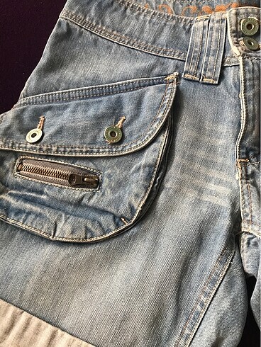 36 Beden Old Cotton Cargo Jean Şort