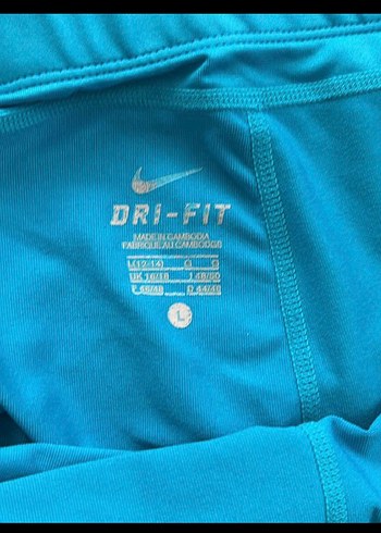 l Beden turkuaz Renk ORJİNAL Nike Şortlu Etek