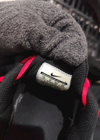 Gri Nike Spor Ayakkabı Kırmızı Bağcıklı - Görsel 13