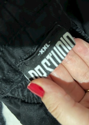 Siyah Rahat Kesim erkek kargo Pantolon - Görsel 3