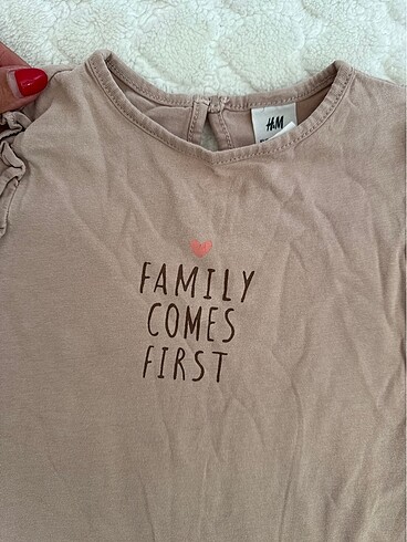 24-36 Ay Beden pembe Renk H&M tişört