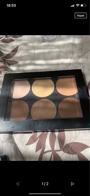 Orijinal sephora far paleti