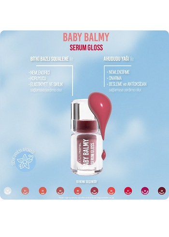 Pastel pastel Baby Balmy Serum Gloss Parlatıcı