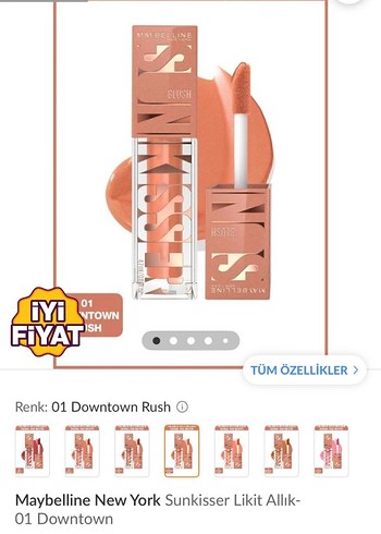 Beden Wet n Wild Pudra ve maybelline allık ve saç yağı