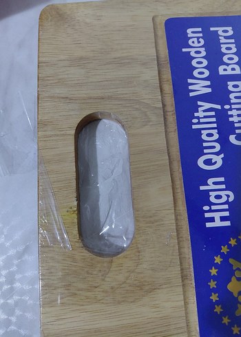 Parlak Kahverengi Ahşap Kesme Tahtası 15x10 - Görsel 3