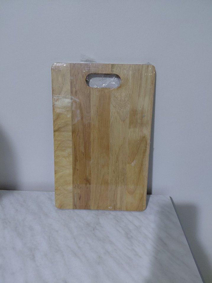 Parlak Kahverengi Ahşap Kesme Tahtası 15x10 - Görsel 4