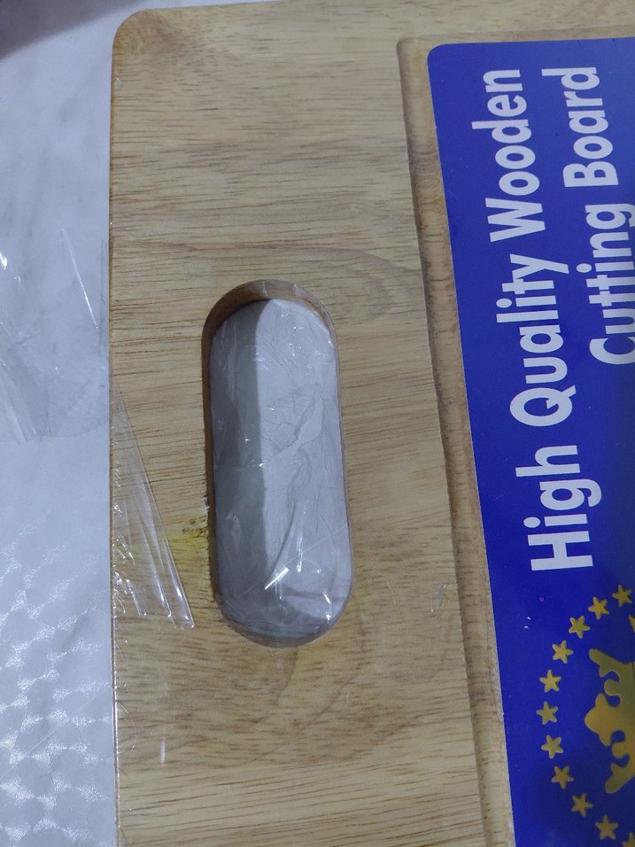 Parlak Kahverengi Ahşap Kesme Tahtası 15x10 - Görsel 3