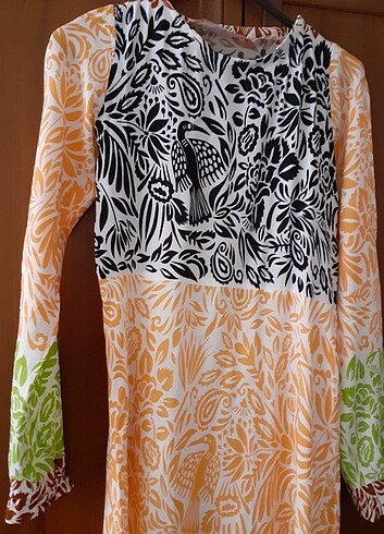 UZUN EBRULİ ELBİSE - Görsel 8