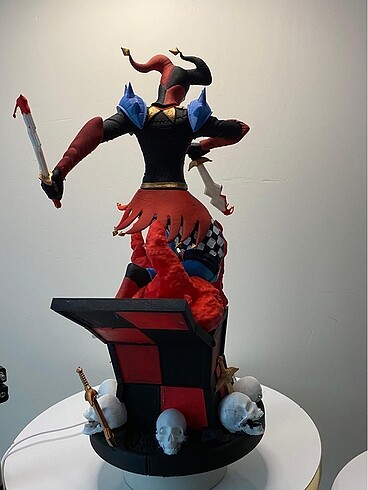 Beden Renk League of Legends Shaco Figür Biblo 3D Baskı