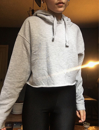 Addax Crop basic sweatshirt 