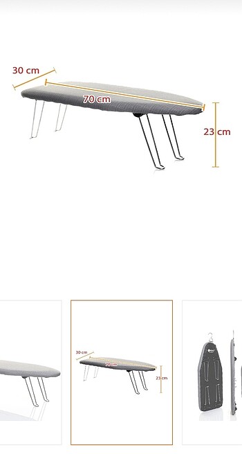  Beden Mini ütü masası