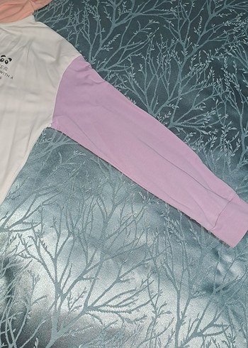 11-12 Yaş Beden Kız Çocuk Kapüşonlu Fermuarlı Sweatshirt