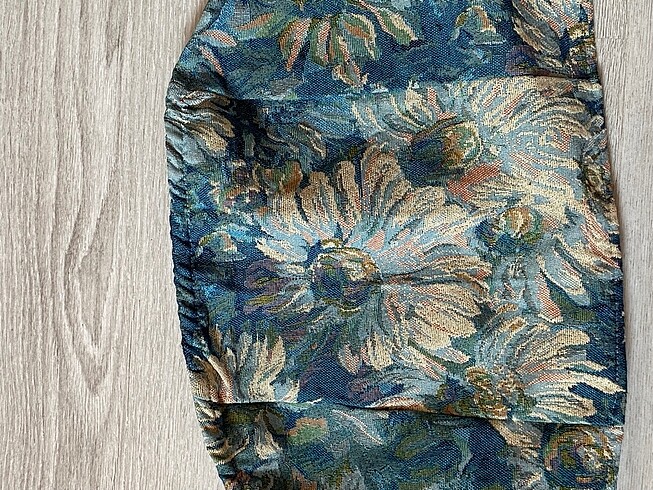 denim korse top