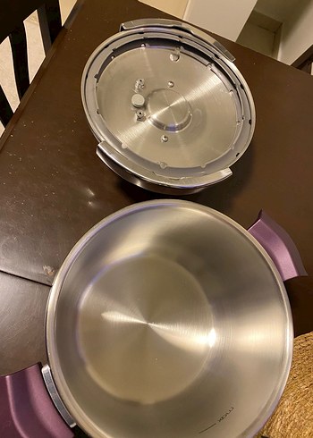 Bordo Renkli Düdüklü Tencere - Görsel 5