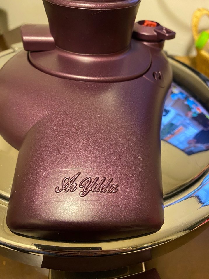 Bordo Renkli Düdüklü Tencere - Görsel 3