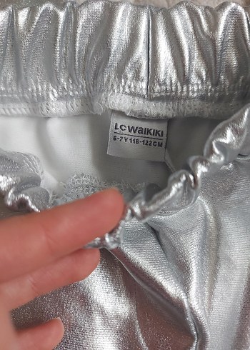 LC Waikiki LCW Kids Kız Çocuk Hologram Detaylı Pantolon