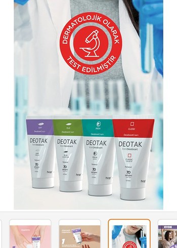 Deotak Soft Krem Deodorant 35ml Hassas Cilt - Görsel 6