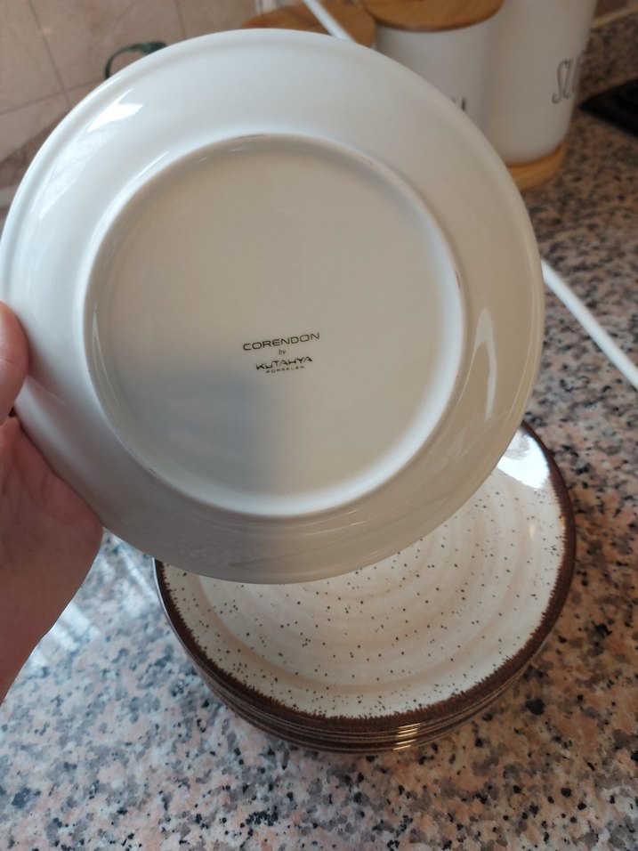 Kütahya porselen pasta tabağı - Görsel 2