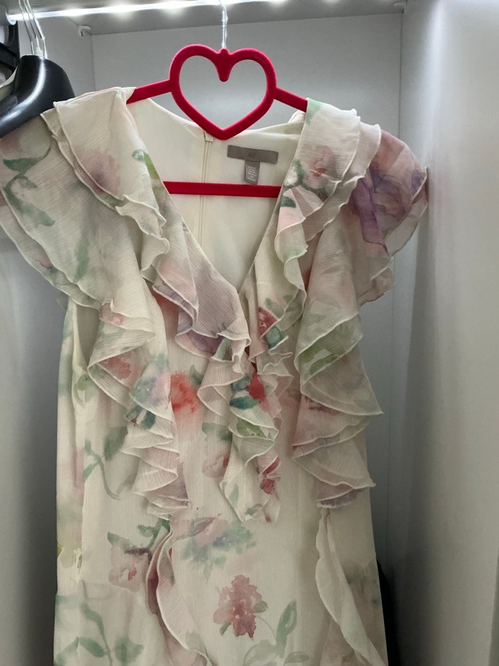 şifon h&m elbise - Görsel 4