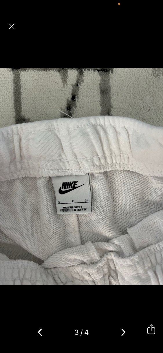 Nike Erkek Beyaz Rahat Kesim Eşofman Altı - Görsel 3