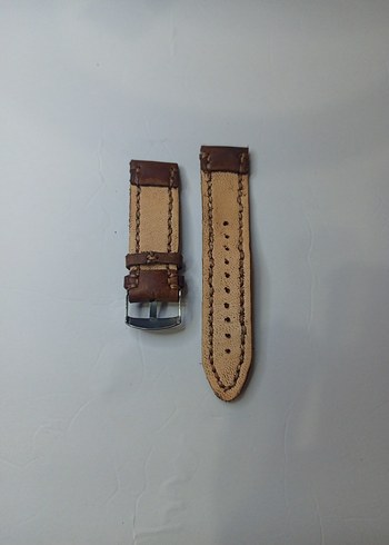 Erkek Saati Kayışınelde dikim hakiki deri - Görsel 4