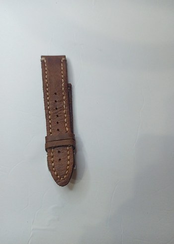 Erkek Saati Kayışınelde dikim hakiki deri - Görsel 5