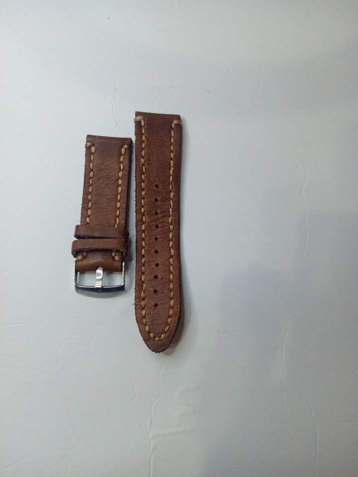 Erkek Saati Kayışınelde dikim hakiki deri - Görsel 3