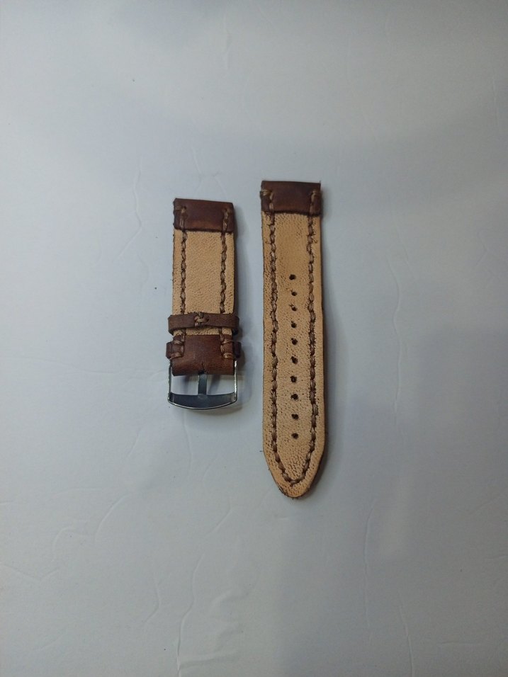 Erkek Saati Kayışınelde dikim hakiki deri - Görsel 4