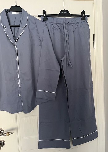 m Beden mavi Renk Oysho pijama takımı orjinal