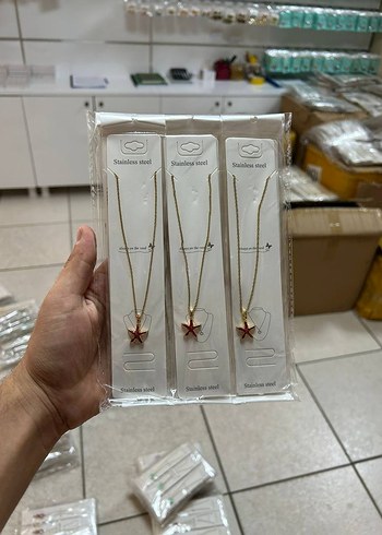 deniz yıldızı çelik kolye