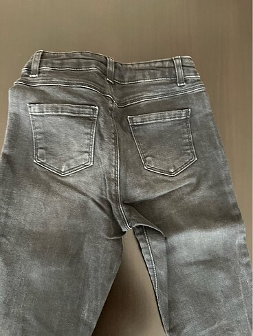 9 Yaş Beden gri Renk 9-10 yaş füme kız çocuk jean pantolon lcw