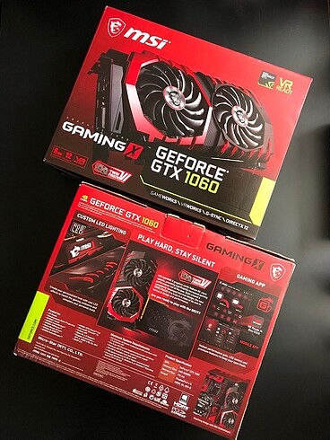 MSI GEFORGE GTX 1060 GAMING X EKRAN KARTI