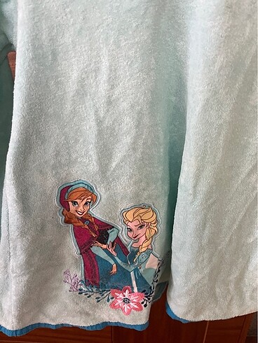 4 Yaş Beden Disney 4 yaş Elsa havlu elbise
