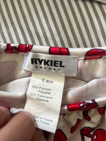 6 Yaş Beden kırmızı Renk Sonia Rykiel 6 yaş kiraz bikini