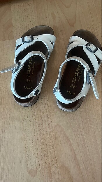 30 Beden beyaz Renk Birkenstock 30 no orjinal