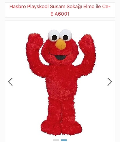 Hasbro susam sokağı elmo İngilizce peekaboo oyunu
