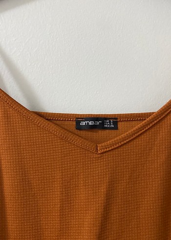 Kadın Kahverengi Kısa  Tulum - Görsel 2