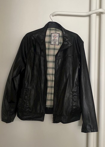 Kadın Siyah Deri Biker Ceket