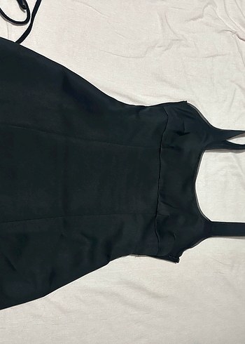 Saten mini elbise