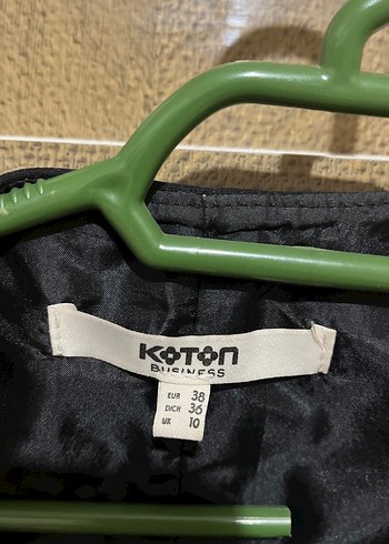 Düğmeli Siyah Kadın Ofis Yeleği - Görsel 2