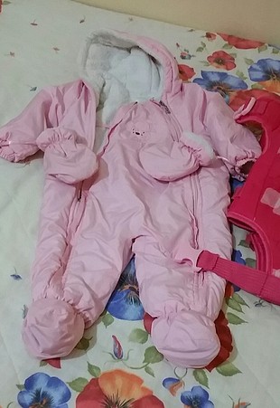 2 ürün bebek kışlık tulum ve ana kucağı