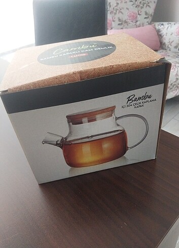 Bambu cam demlik 