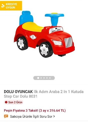 Renkli Oyuncak Araba - Görsel 5