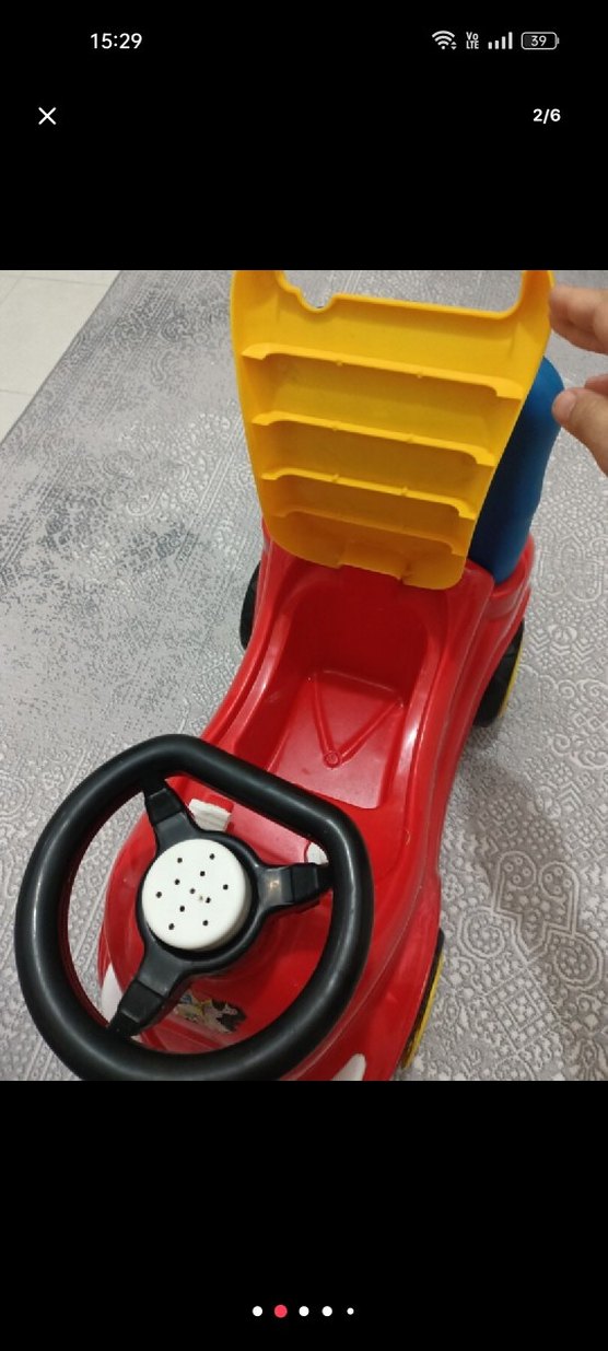 Renkli Oyuncak Araba - Görsel 2