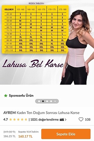 Ayrem Lohusa korse