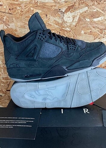 38 Beden gri Renk JORDAN RETRO 4 KAWAİ