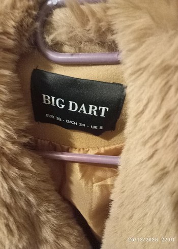 Kahverengi Kürklü Kadın Kaban - Görsel 3