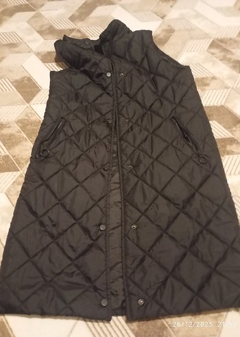 Düğmeli Kadın Midi Yelek - Görsel 2