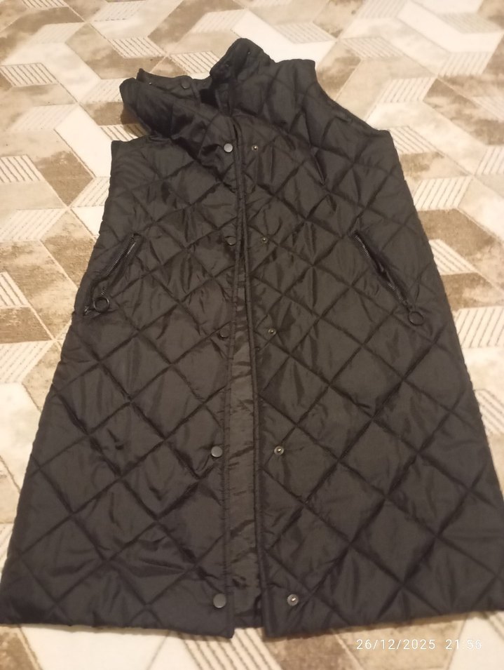 Düğmeli Kadın Midi Yelek - Görsel 2